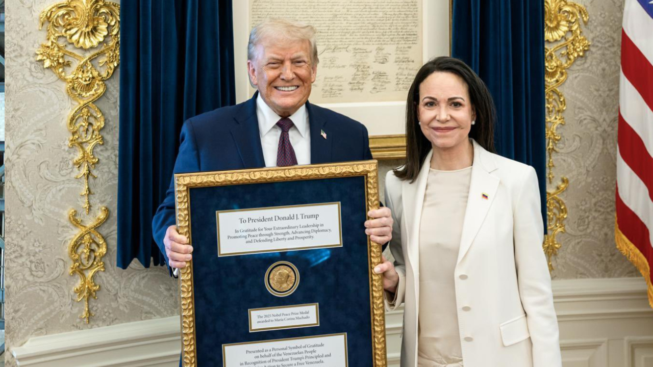 "El Nobel en entredicho: La extraña disputa por la medalla de María Corina Machado y el futuro incierto de Donald Trump"